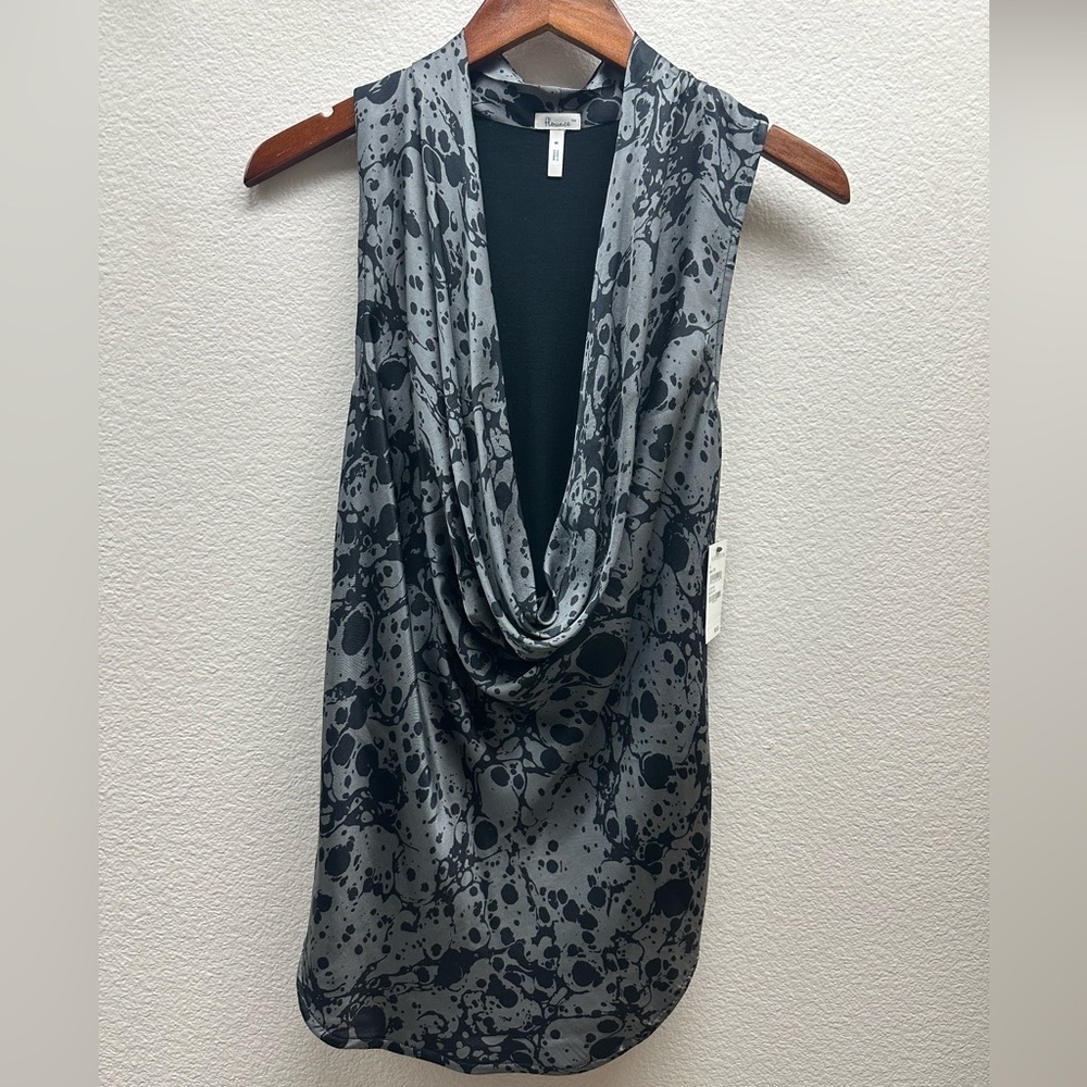 New Tank With Drapey Cowl Neck